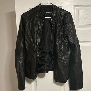 Express leather jacket